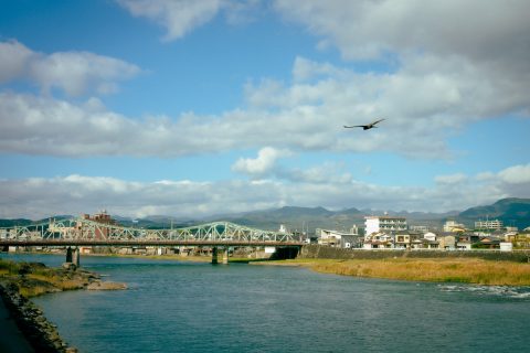 大分県日田市筑後川三隈川